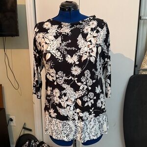 J. Jill Wearever floral tunic